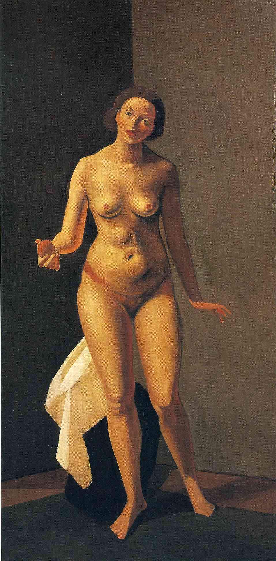 Female nude holding apple — Андре Дерен