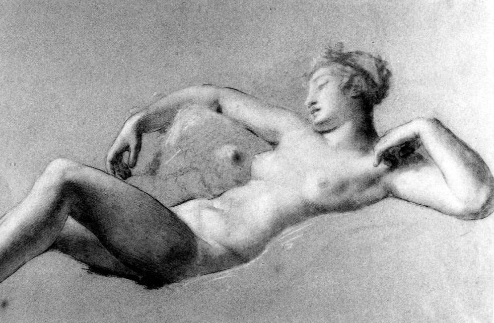 Female Nude Reclining — Пьер Поль Прюдон
