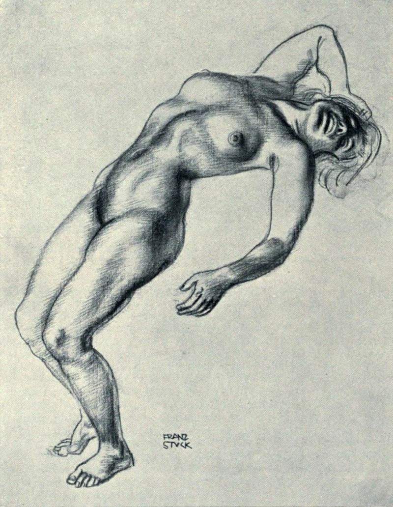 Female nude — Франц фон Штук
