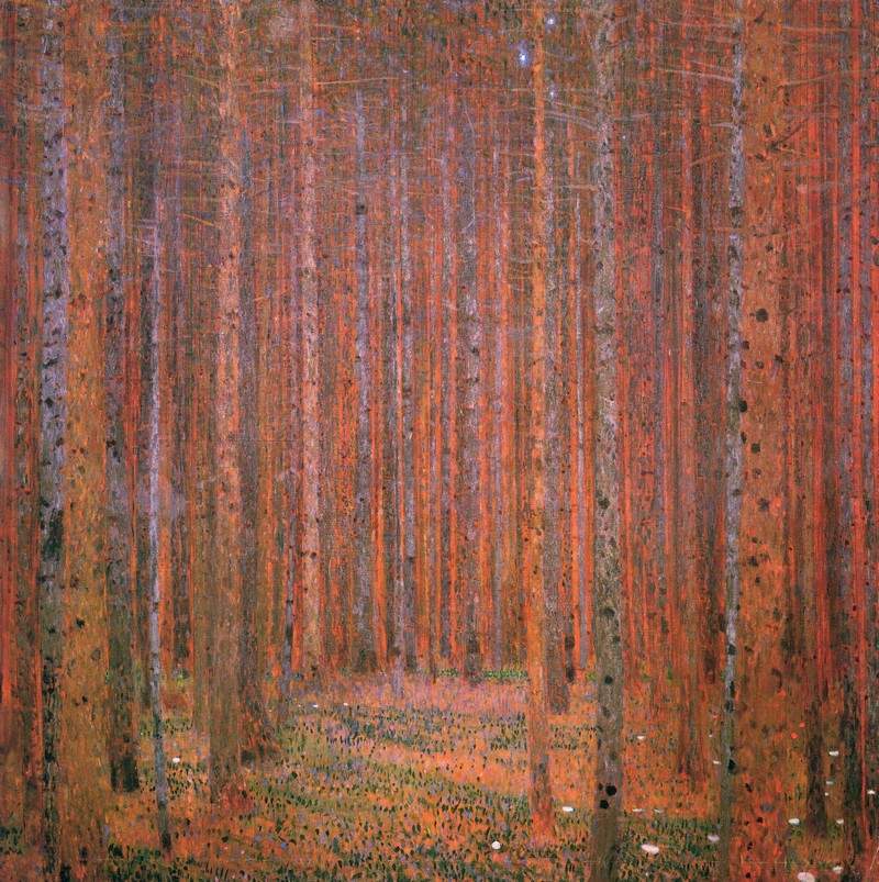 Fir Forest I — Густав Климт
