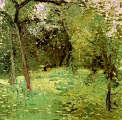 Flowering Meadow with Trees — Рихард Герстль