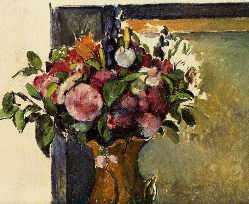 Flowers in a Vase — Поль Сезанн