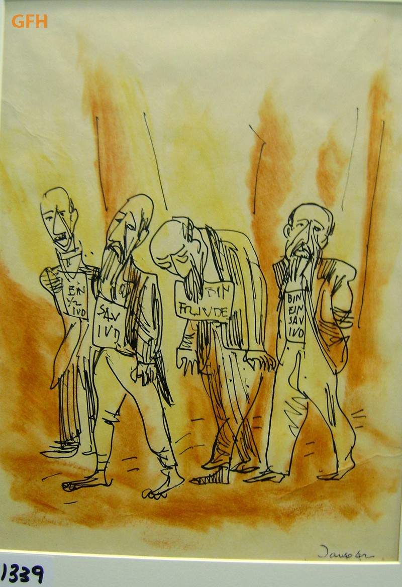 Four Figures About to be Executed — Марсель Янко