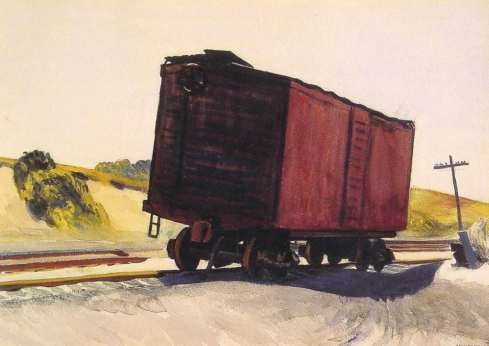 Freight Car at Truro — Эдвард Хоппер