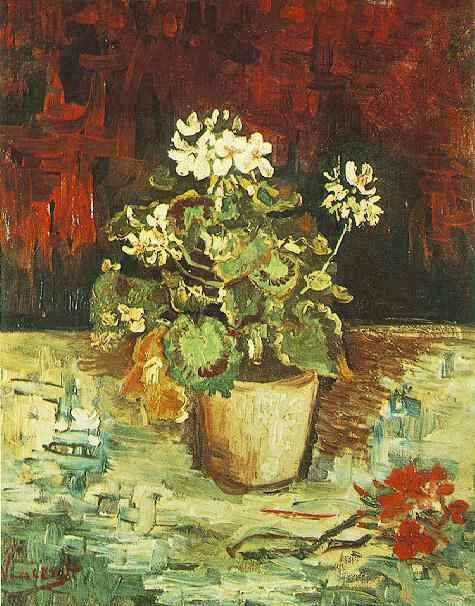 Geranium in a Flowerpot — Винсент Ван Гог