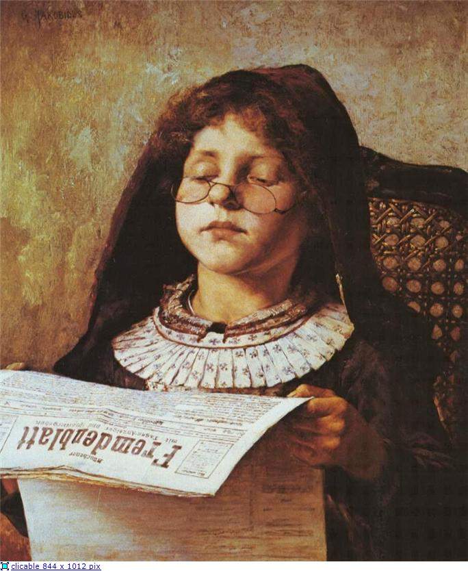 Girl Reading — Георгиос Яковидис