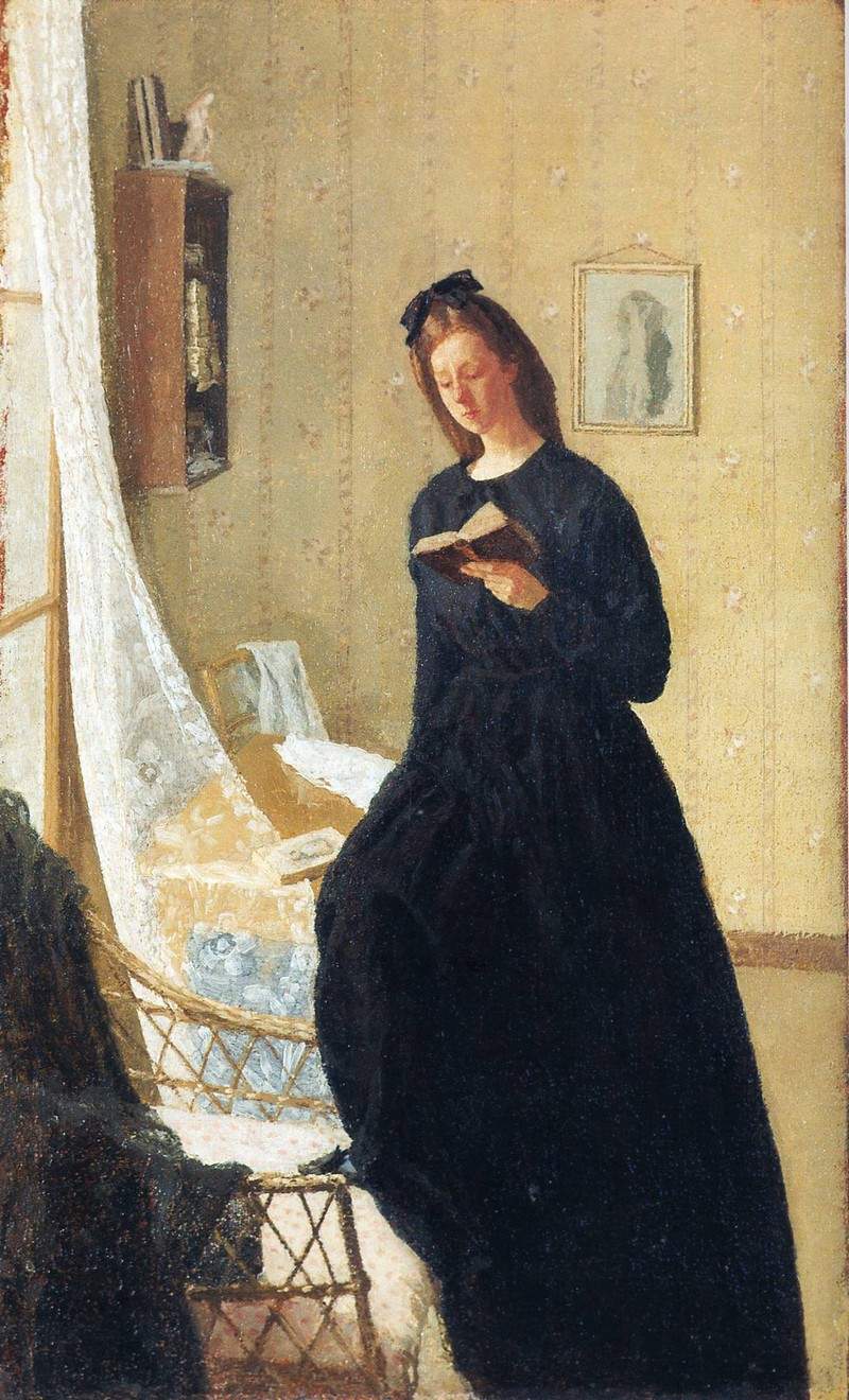 Girl Reading at the Window — Гвен Джон