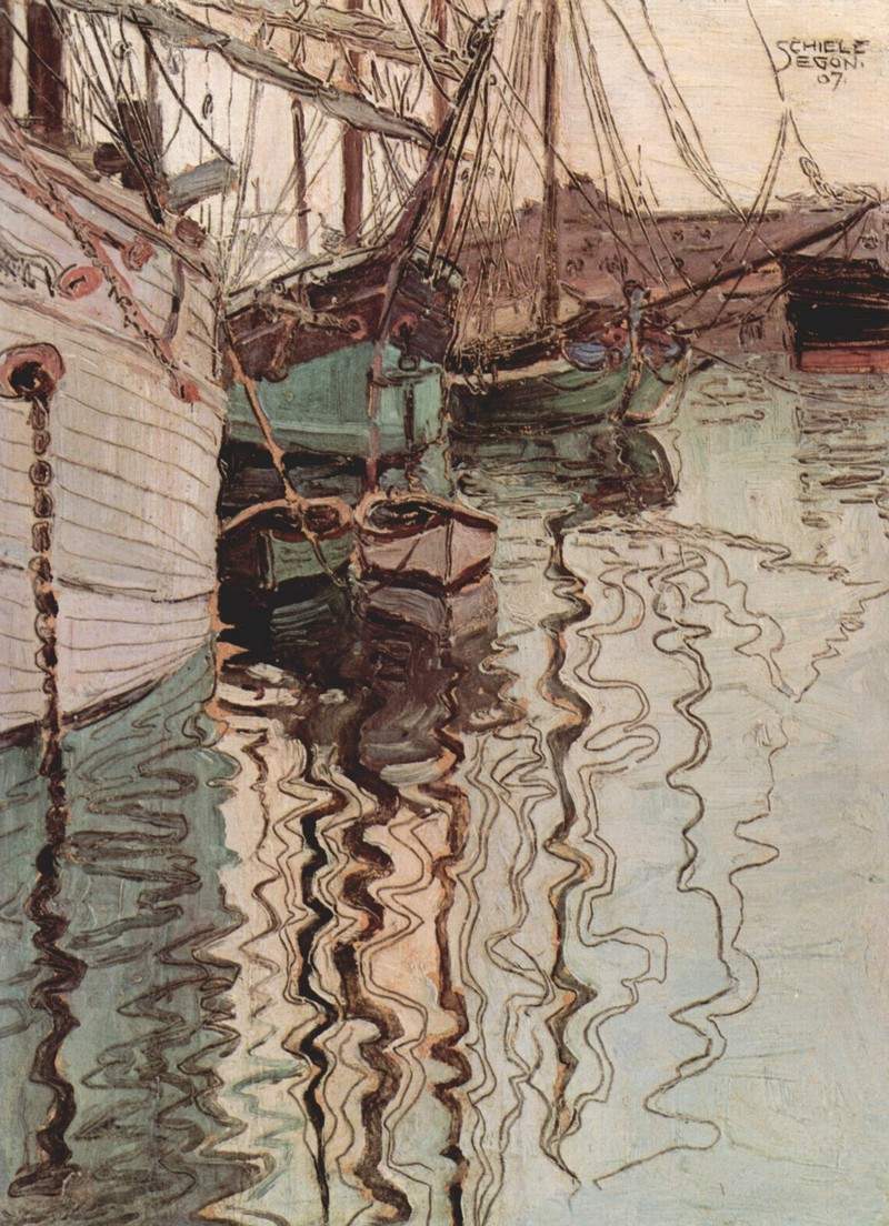 Harbor of Trieste — Эгон Шиле