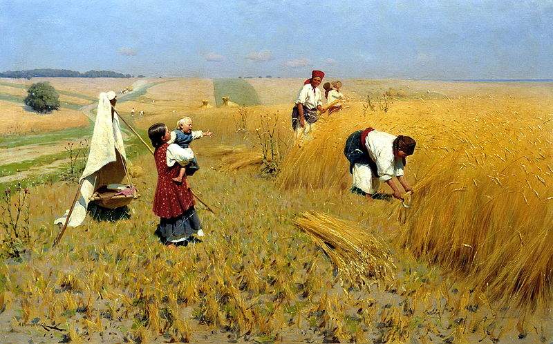 Harvest Gathering in Ukraine — Николай Пимоненко