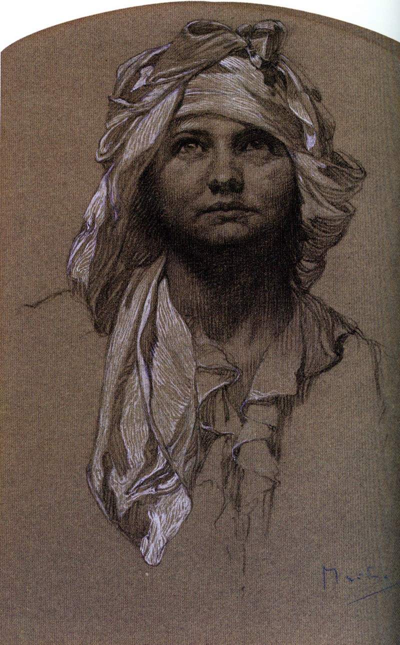 Head of a girl — Леонардо да Винчи