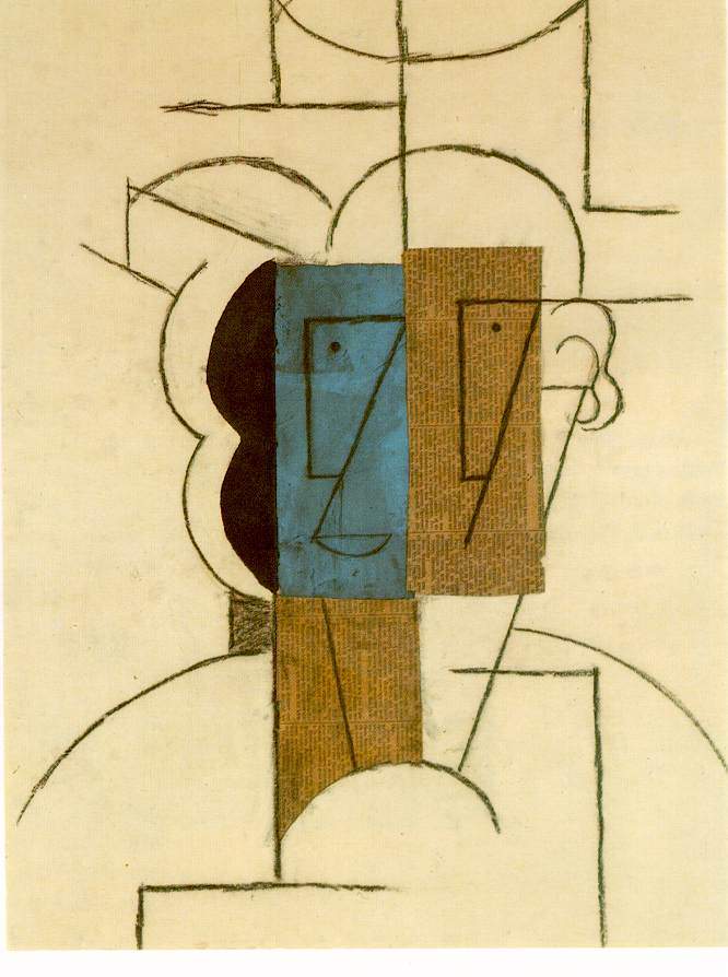Head of a man with hat — Пабло Пикассо