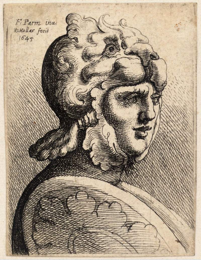 Helmet shaped like lion — Пармиджанино
