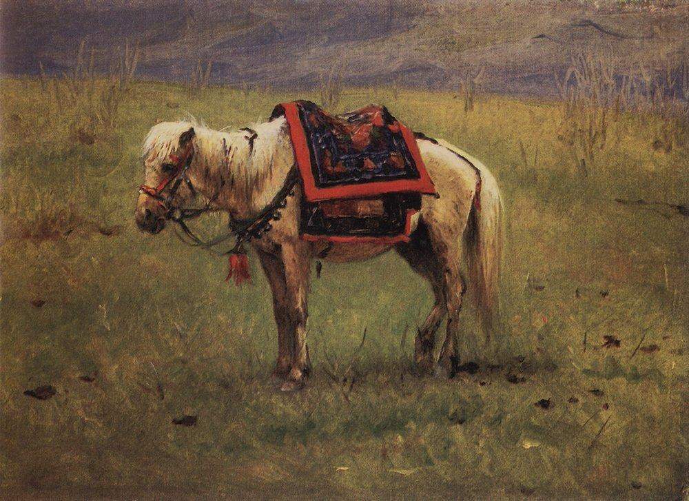 Himalayan ponies — Василий Верещагин