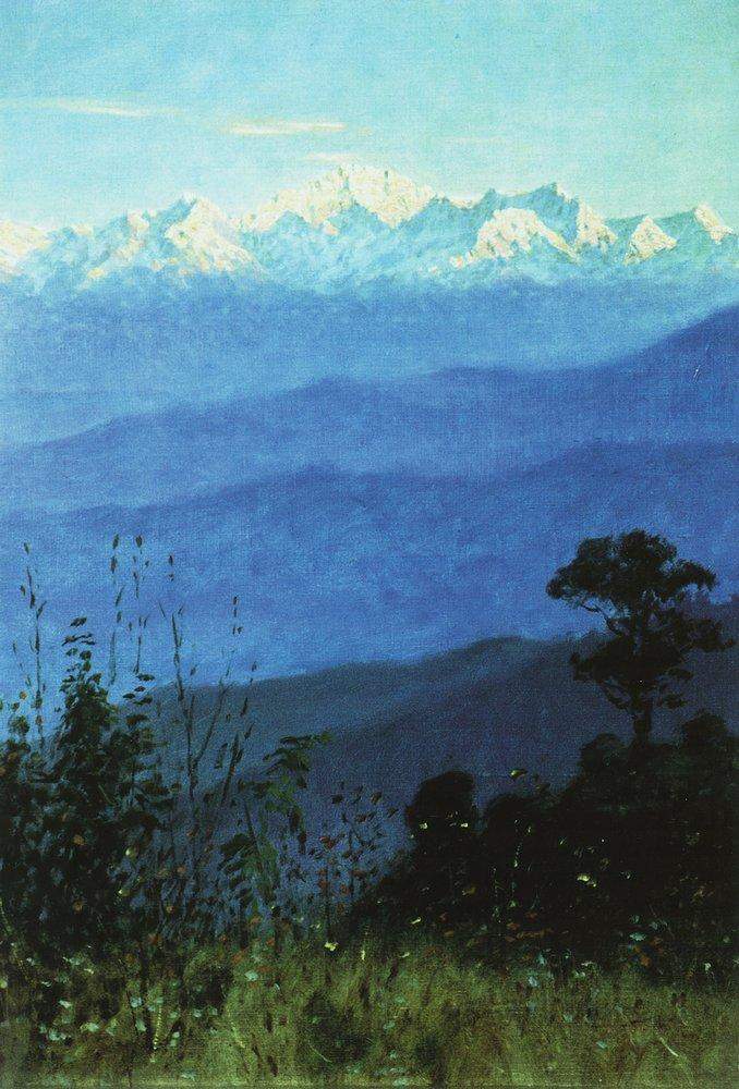 Himalayas in the evening — Василий Верещагин
