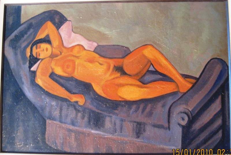 Hommage a Modigliani [Nude] — Юрий Анненков