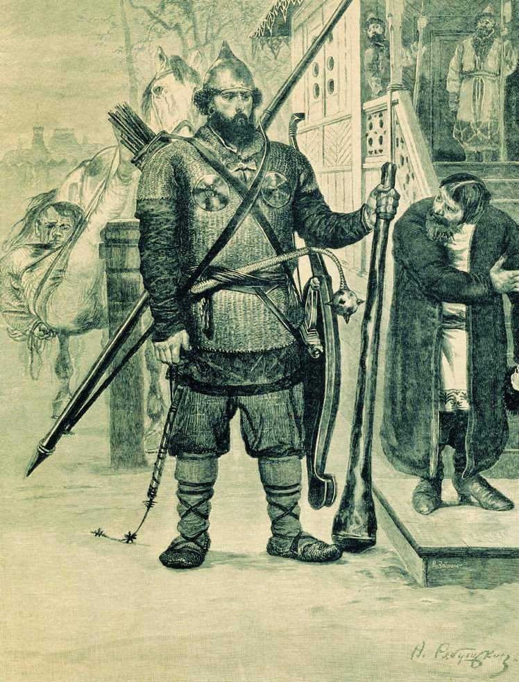 Ilya of Murom. Illustration for the book ‘Russian epic heroes’ — Андрей Рябушкин