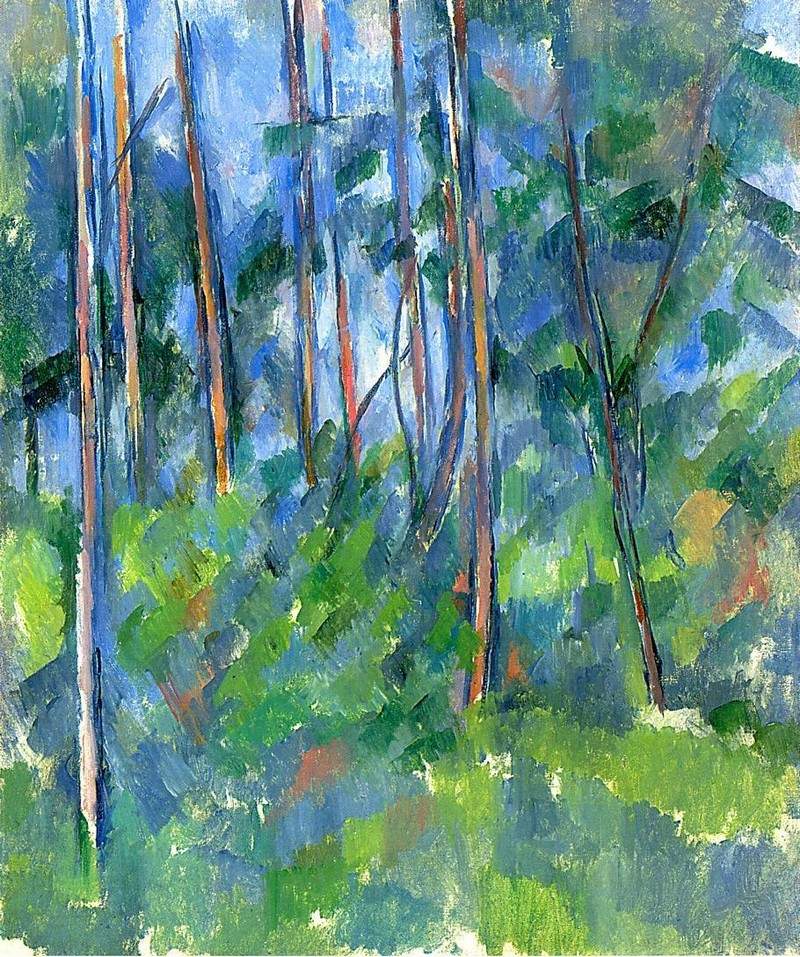 In the Woods — Поль Сезанн