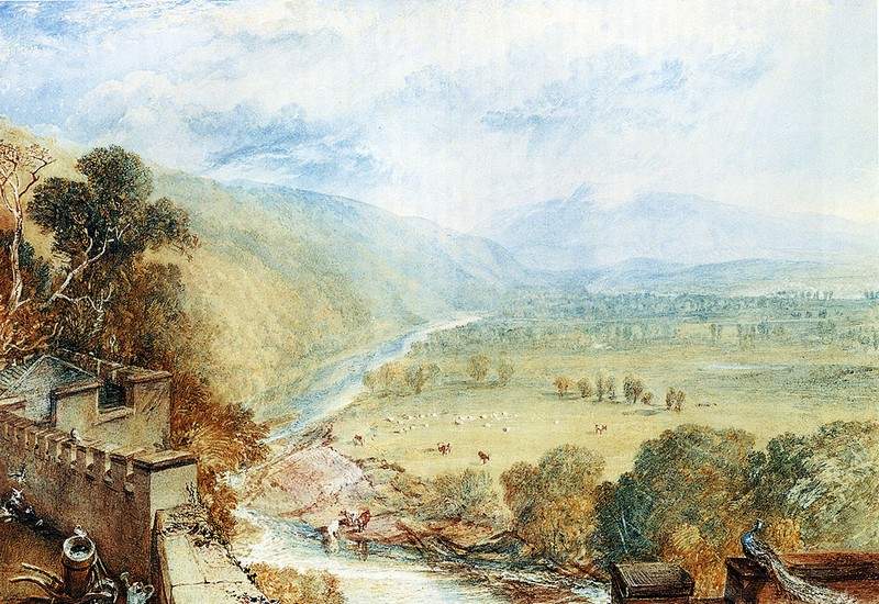 Ingleborough From The Terrace Of Hornby Castle — Уильям Тёрнер