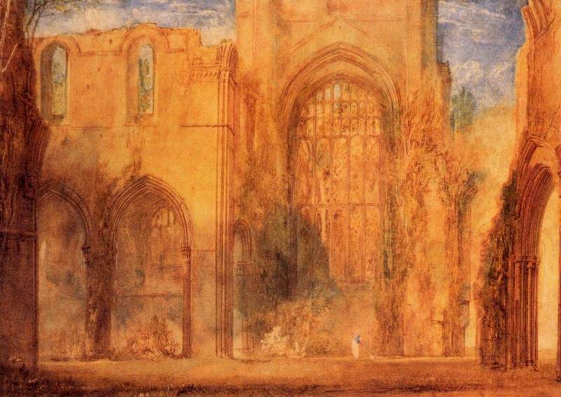 Interior of Fountains Abbey, Yorkshire — Уильям Тёрнер