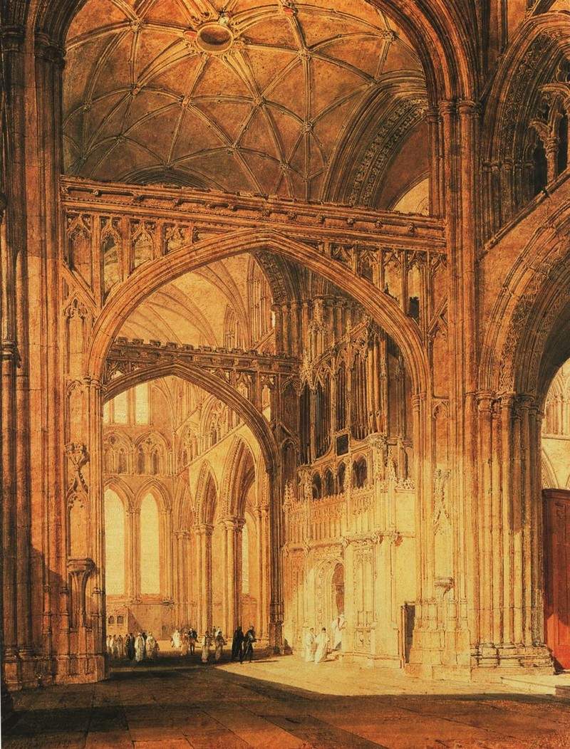 Interior of Salisbury Cathedral — Уильям Тёрнер
