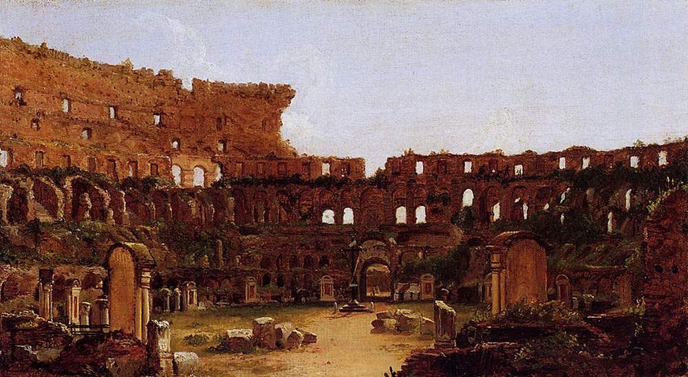 Interior of the Colosseum, Rome — Томас Коул