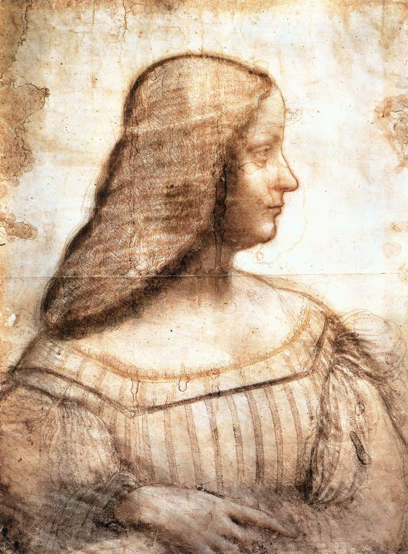 Isabella d’Este — Леонардо да Винчи