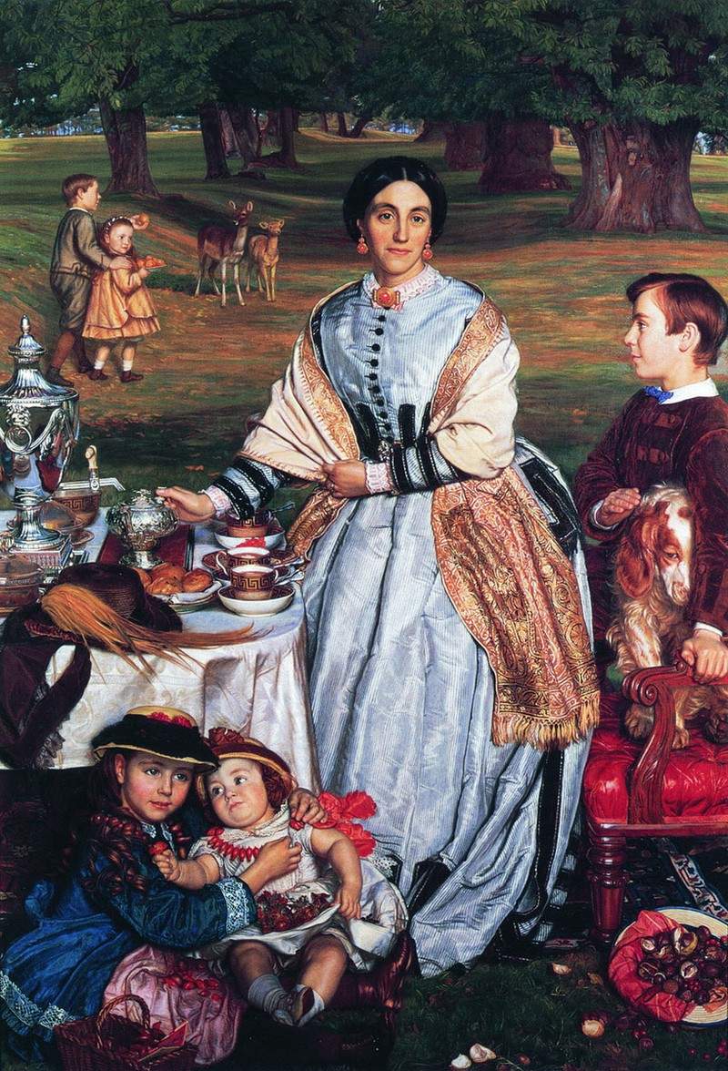 Lady Fairbairn with her Children — Уильям Холман Хант