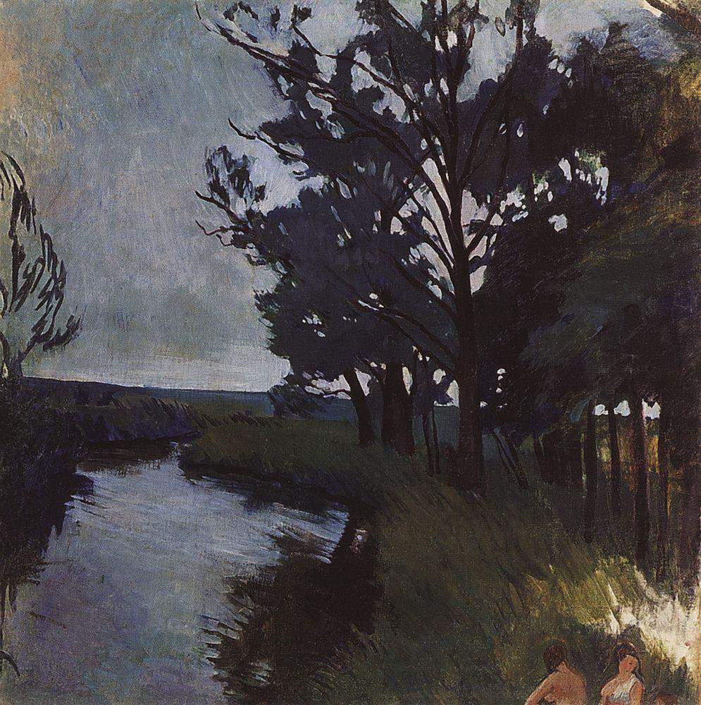 Пейзаж с рекой — Зинаида Серебрякова