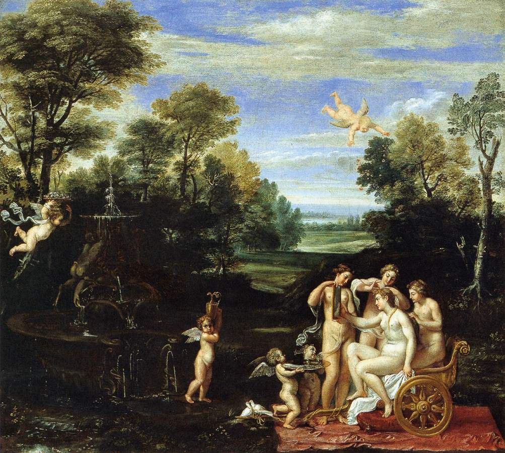 Landscape with the Toilet of Venus — Аннибале Карраччи