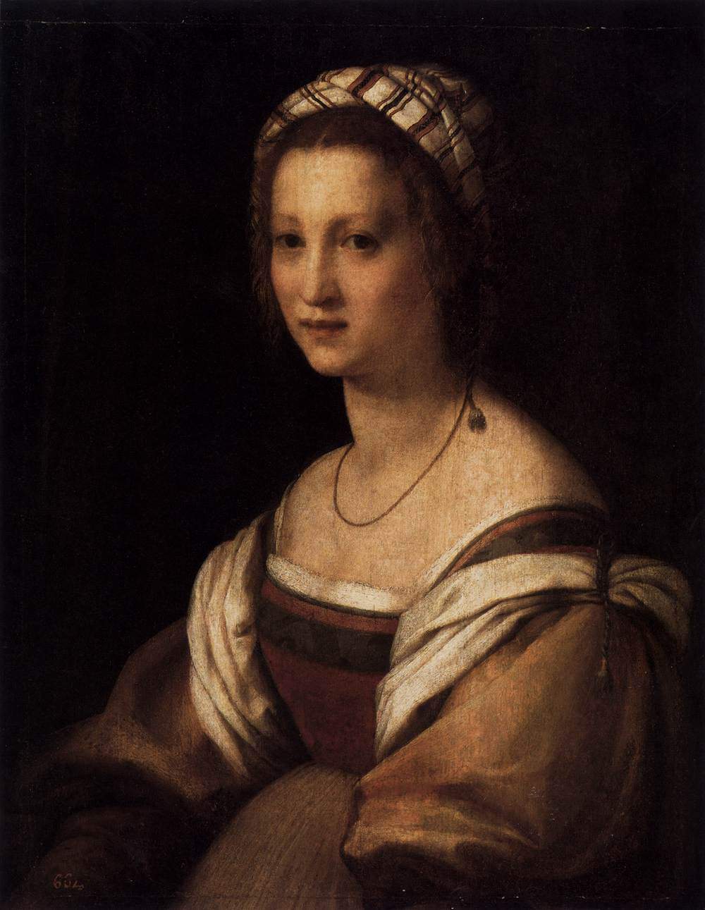 Lucrezia di Baccio del Fede, the Artist’s Wife — Андреа дель Сарто