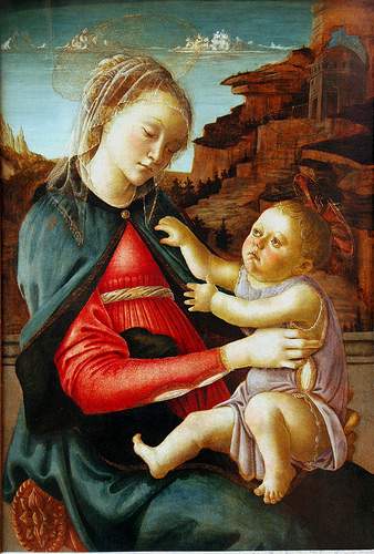 Мадонна с младенцем — Сандро Ботичелли