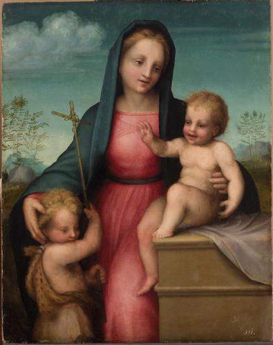 Madonna and Child with St. John the Baptist — Андреа дель Сарто