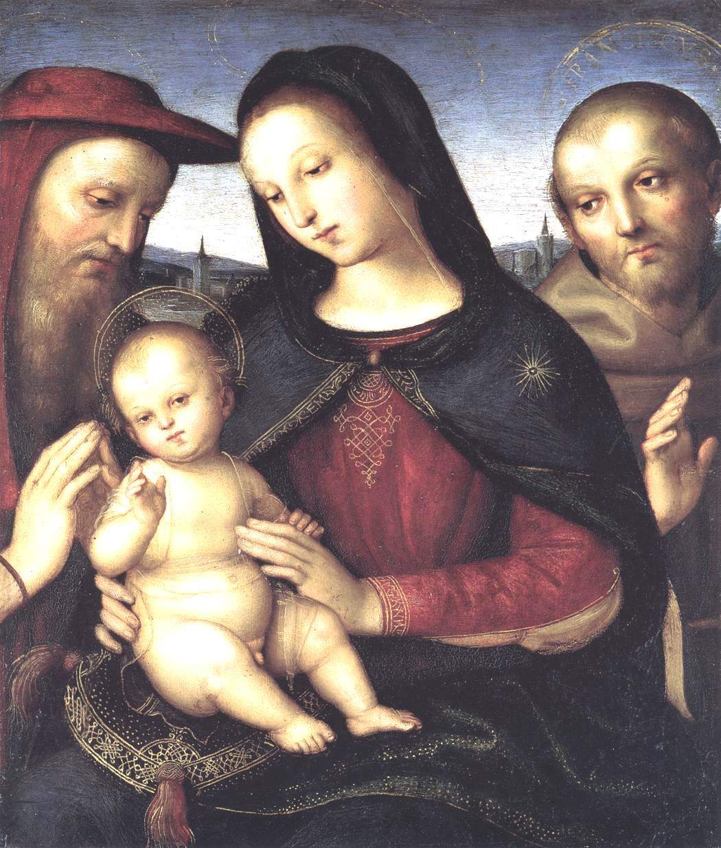 Madonna with Child and Saints — Рафаэль Санти