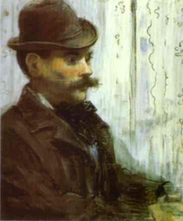 Man in a Round Hat (Alphonse Maureau) — Эдуард Мане