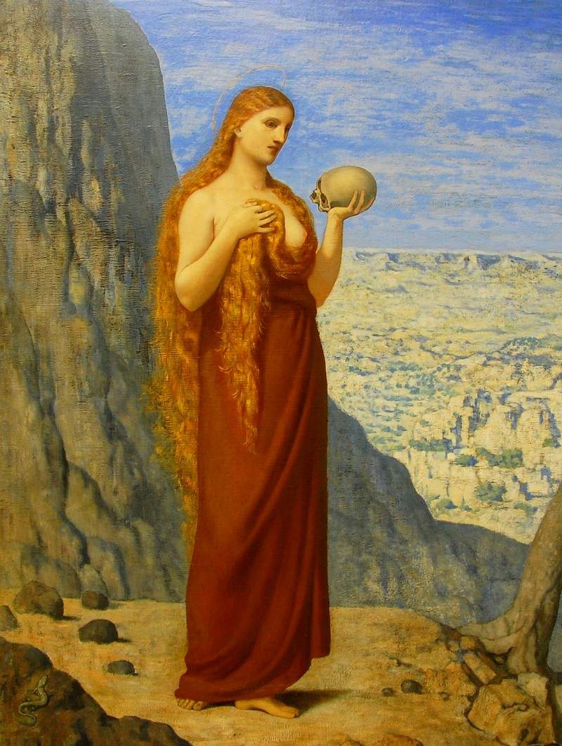 Mary Magdalene in the Desert — Пьер Пюви де Шаванн