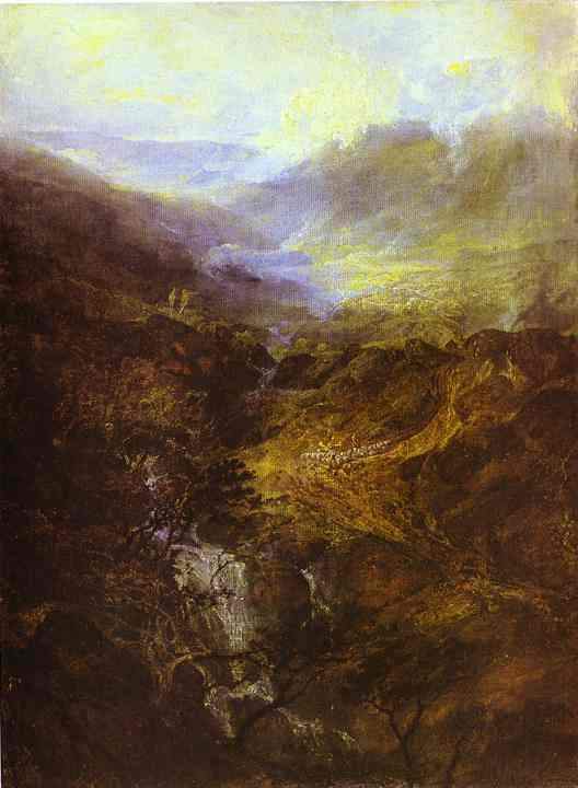 Morning Amongst the Coniston Fells, Cumberland — Уильям Тёрнер