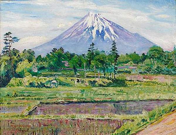 Гора Фуджи, Япония — Давид Бурлюк