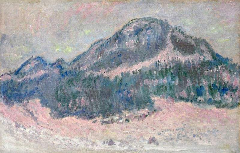 Гора Колсаас, розовое отражение — Клод Моне