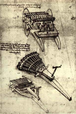 Multi Barrel Gun — Леонардо да Винчи