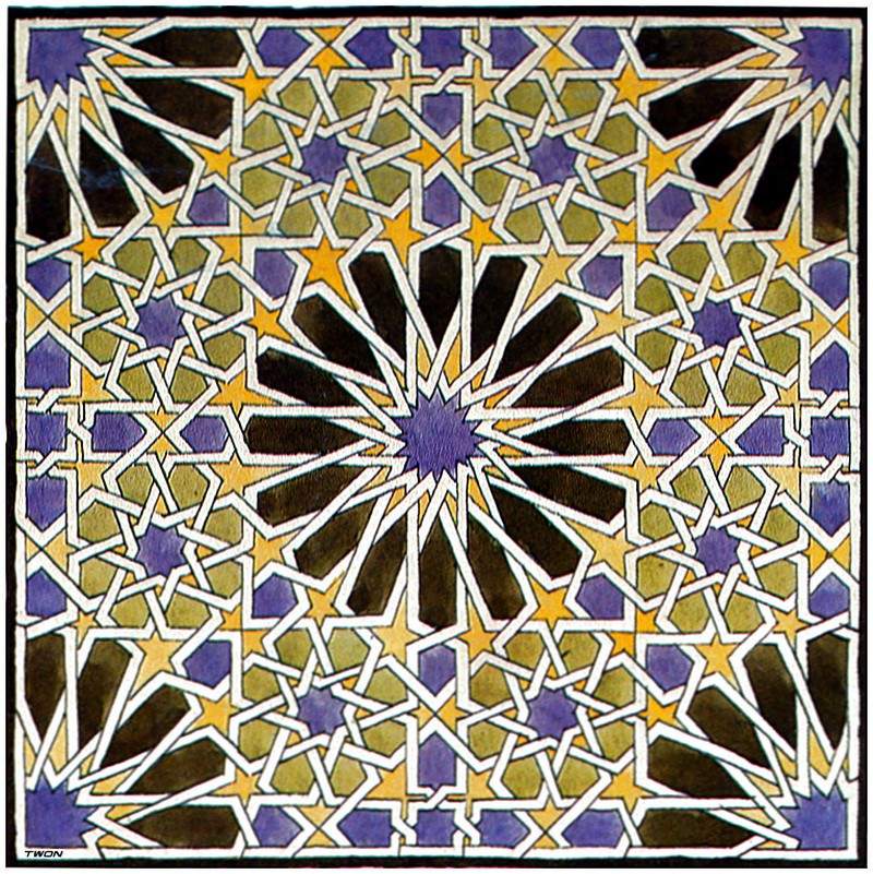 Mural Mosaic in The Alhambra — Мауриц Корнелис Эшер