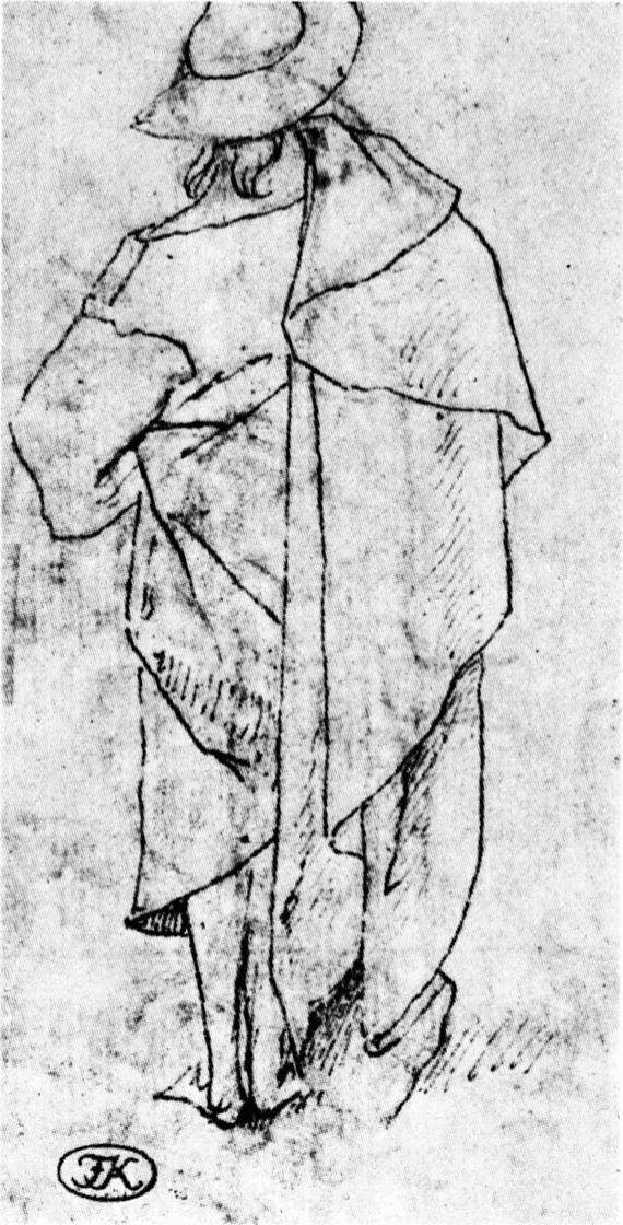 Sketch of a man — Иероним Босх