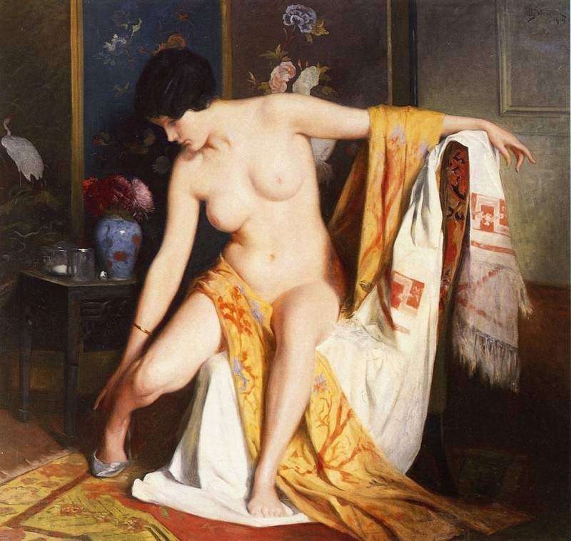 Nude in an Interior — Юлиус Леблан Стюарт