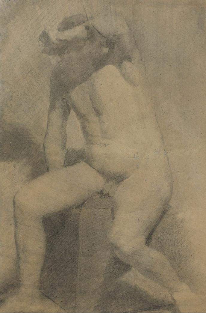 Nude Man Seated — Томас Икинс