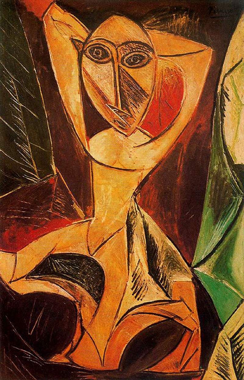 Nude with raised arms (The Avignon dancer) — Пабло Пикассо