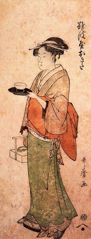 Okita the tea house girl — Китагава Утамаро