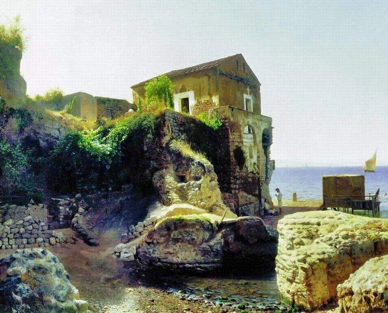 On the island of Capri. Fisher’s house. — Лев Лагорио