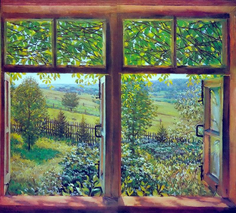 Open Window. Ligachevo — Константин Юон