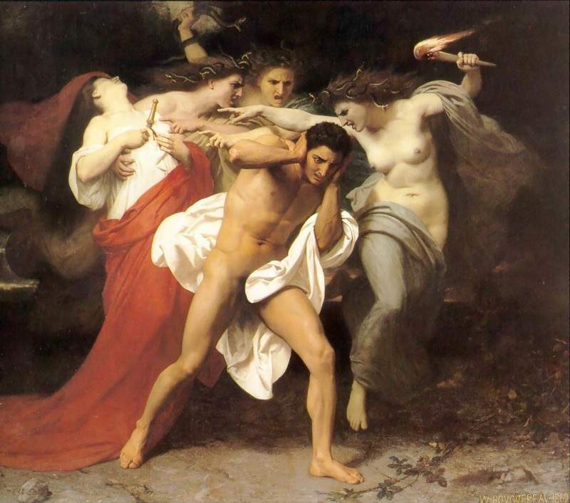 Orestes Pursued by the Furies — Вильям Адольф Бугро