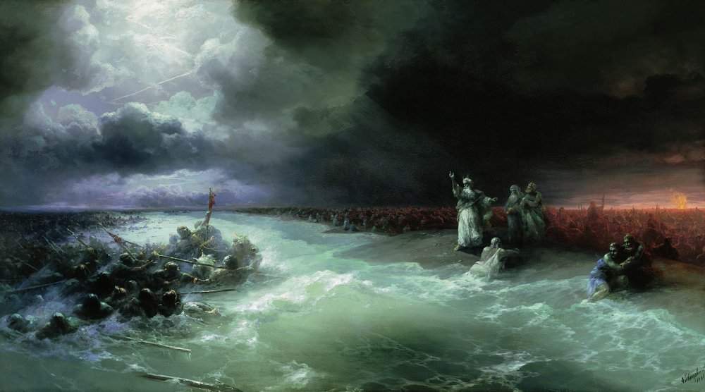 Переход евреев через Красное море — Иван Айвазовский