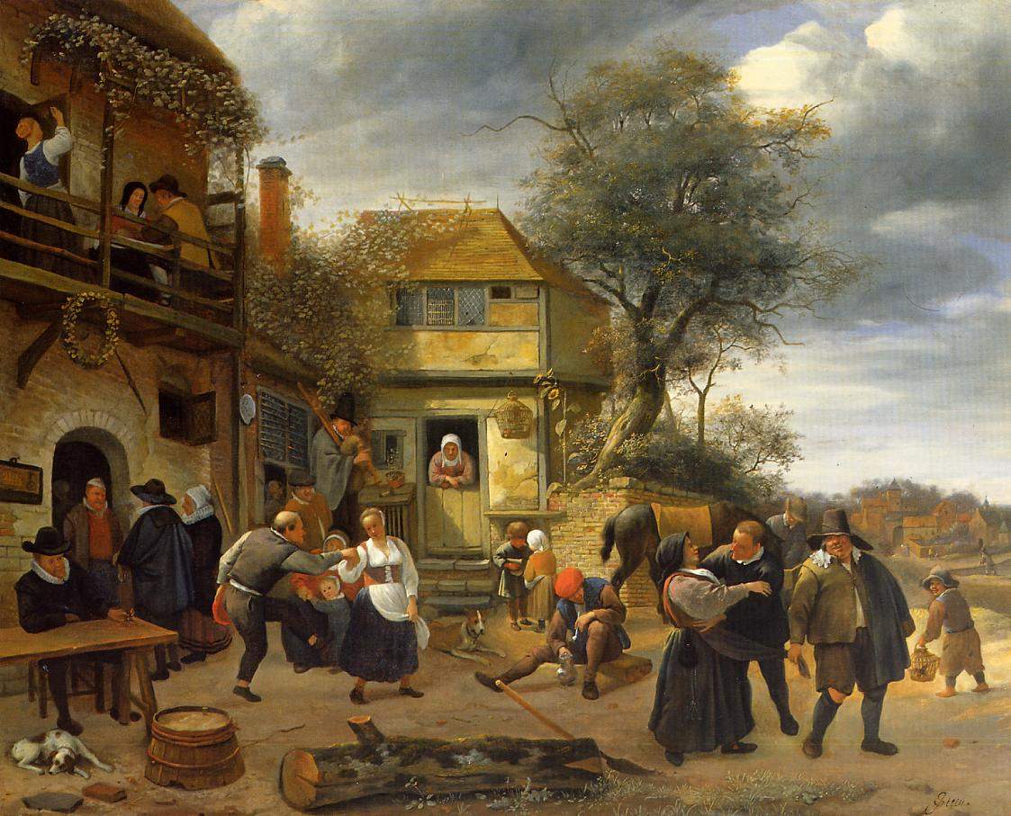 Peasants before an Inn — Ян Стен